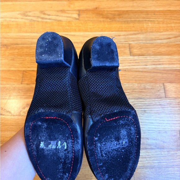 women's black leather and mesh practice ballroom dance shoes. Size 36.5 EU/ 6.5 - Picture 5 of 5